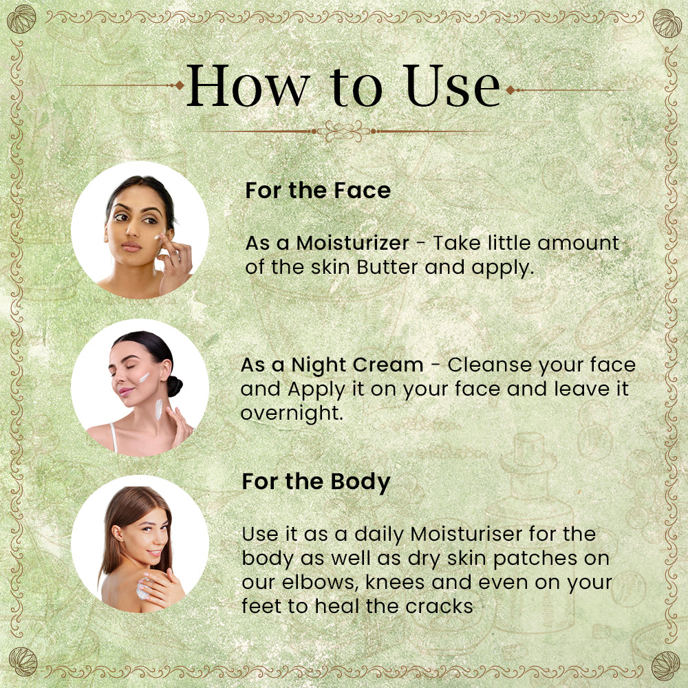 Skin Butter Product Image How to use